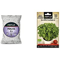 Los mejores  - Sustratos Sustrato Perlita 5L Batlle + Semillas Aromáticas Albahaca Gigante Genovese Eco Batlle